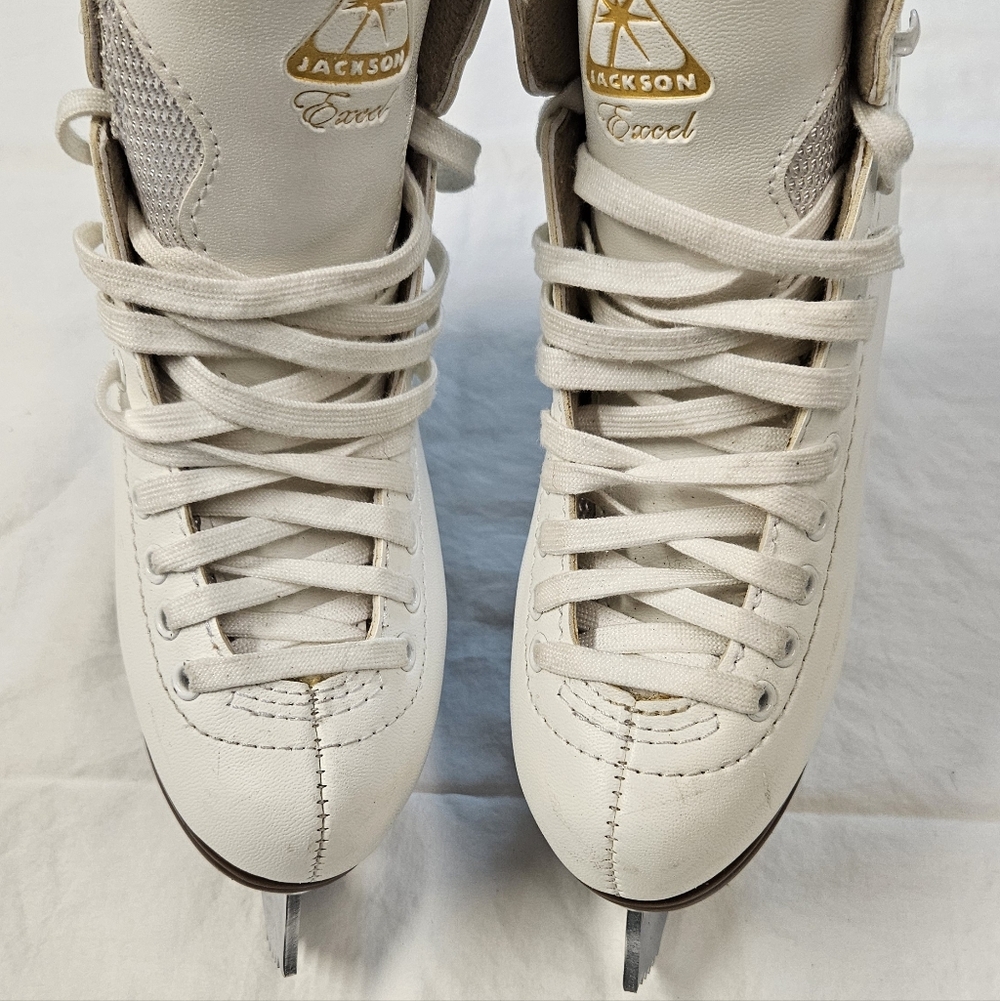 JACKSON Kids' White Ice Skates